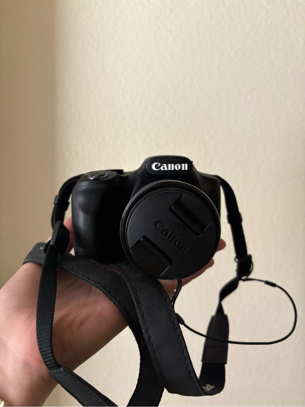 Canon Black Digital Camera with Strap